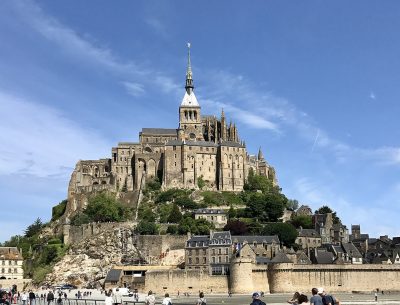 france-mont-st-michel-visite-Patrimoine-mondial-de-l'UNESCO-abbaye-archange-flèche