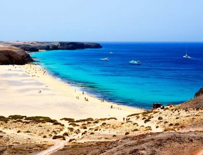 plage-lanzarote-ile-espagne-vacances-départ-aéroport-brest