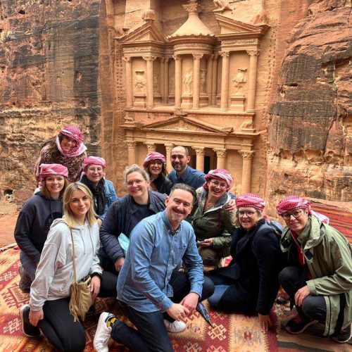 Pétra temple jordanie voyage de groupe