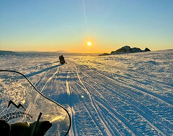 Moto neige Islande Voyage